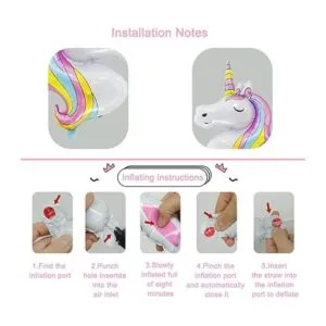 DUILE Globos de unicornio para decoración de fiesta de_5