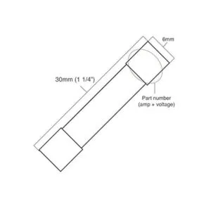 Witonics Fusibles de vidrio de soplado lento 8 A 250 V_3