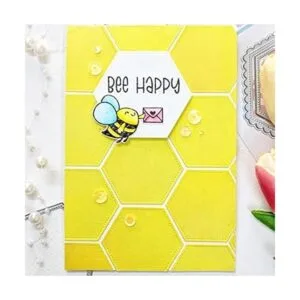 Troqueles de metal con marco de borde hexagonal_5