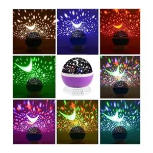 Luz nocturna de estrellas para niños 12 modos de luces_5