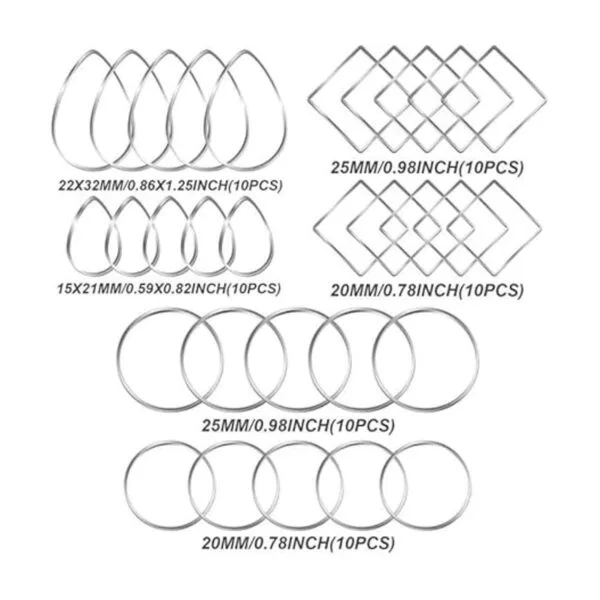 Aro para hacer joyas 60 aretes de aro para hacer joyas_4