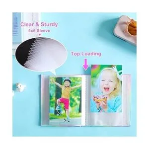 FIODAY 2 álbumes de fotos pequeños de 4 x 6 pulgadas mini_2