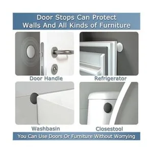 XoYoZo Topes de puerta protector de pared pomo de_6