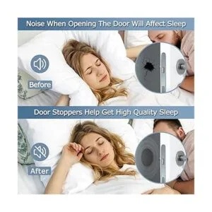 XoYoZo Topes de puerta protector de pared pomo de_5