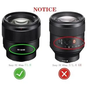 Tapa de lente de 2.638 in para lente Sony FE de 3.346 in_2