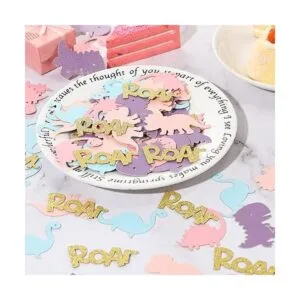 240 piezas de mesa de confeti de dinosaurio para temática_5