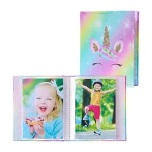 FIODAY 2 álbumes de fotos pequeños de 4 x 6 pulgadas mini_1