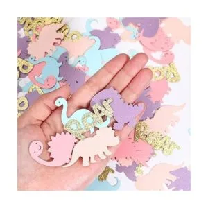 240 piezas de mesa de confeti de dinosaurio para temática_3