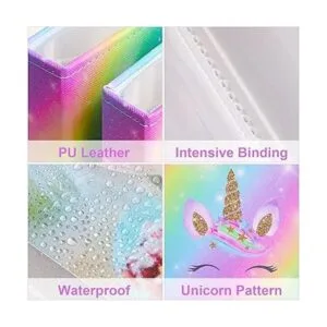 FIODAY 2 álbumes de fotos pequeños de 4 x 6 pulgadas mini_3