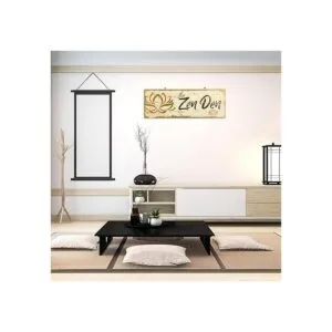 The Zen Den Letrero de madera de loto de 15.75 x 5.9_4