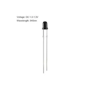 uxcell Diodo receptor infrarrojo DC 1.2 V LED IR receptor_3