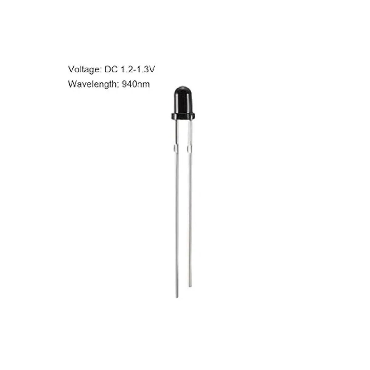 uxcell Diodo receptor infrarrojo DC 1.2 V LED IR receptor_3