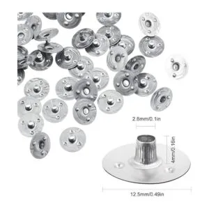 200 unidades de base de mecha de vela de 0.492 in_2