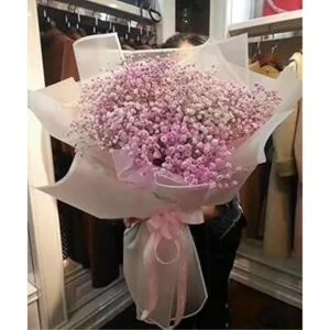 20 piezas de papel de regalo de flores con borde plateado_3