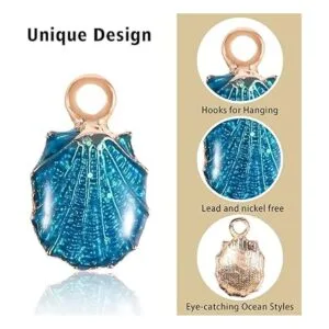 QXUJI 30 dijes de metal para concha de estrella de mar_3