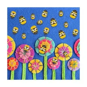 150 pegatinas de madera pequeñas abejas adornos_6