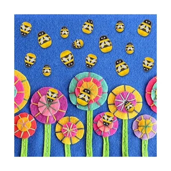 150 pegatinas de madera pequeñas abejas adornos_6