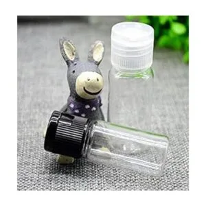 12PCS 1.0 fl oz 1oz BPA Free Clear Empty Plastic Flip Cap_5