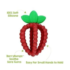 RaZbaby Juguete de dentición de silicona para bebés y_2