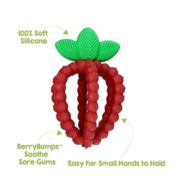 RaZbaby Juguete de dentición de silicona para bebés y_2