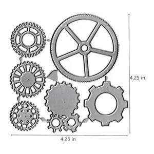 Juego de 6 troqueles de corte de engranajes troquelados_2