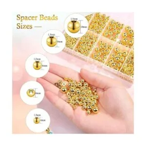 1250 cuentas espaciadoras doradas para hacer joyas_4