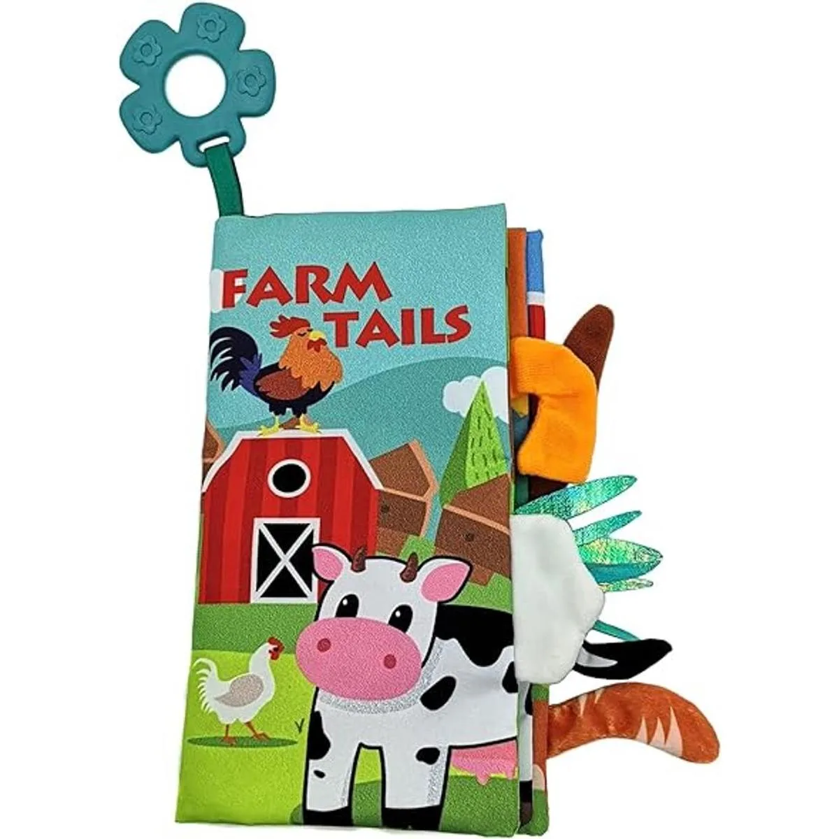 JSDrhome Libro suave de tela para bebés libro para bebés_2