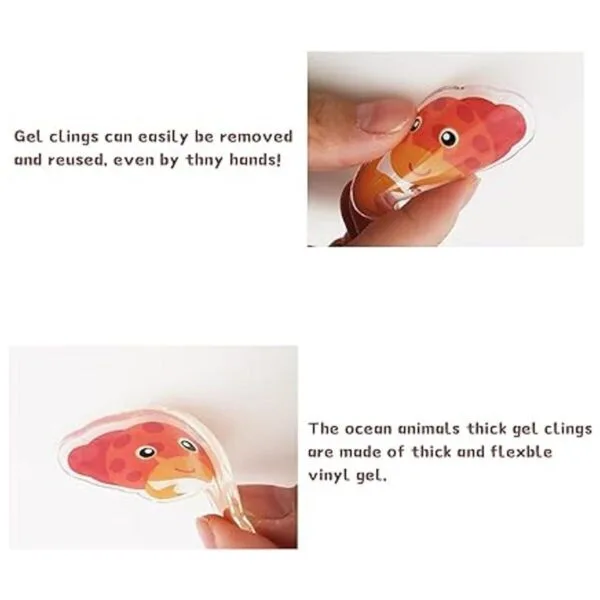 20 calcomanías de gel grueso de animales marinos_3
