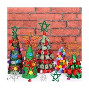 Juego de 150 limpiadores de tuberías de Navidad que_5