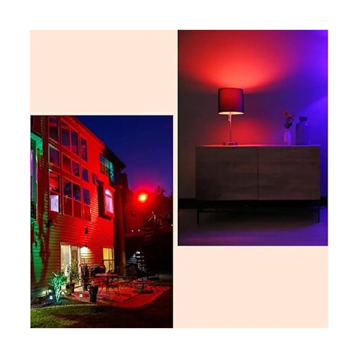 Bombillas LED rojas bombilla A19 E26 de color rojo 9 W_3