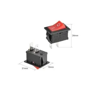 uxcell SPST Interruptor basculante para barco 2 pines_2