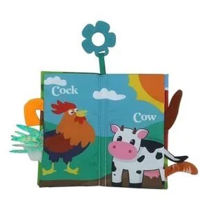 JSDrhome Libro suave de tela para bebés libro para bebés_3