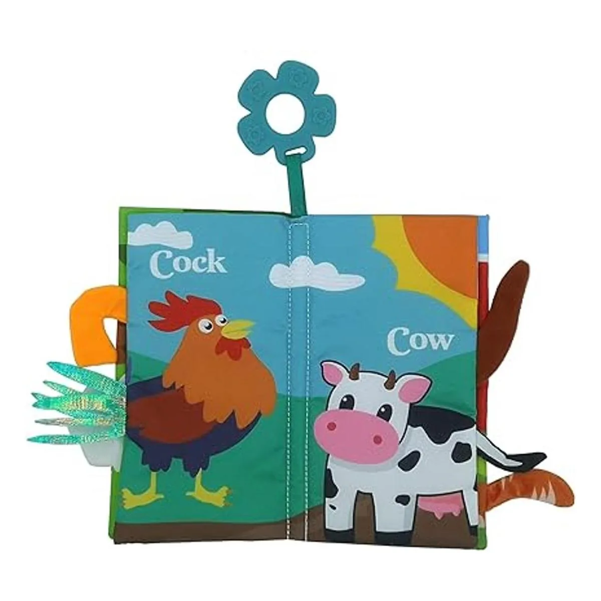 JSDrhome Libro suave de tela para bebés libro para bebés_3