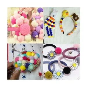 70 mini pompones suaves y esponjosos de 0.787 in hechos a_4