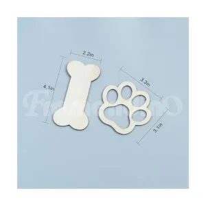 Framendino 30 unidades de madera sin terminar huesos de_2