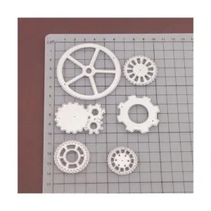 Juego de 6 troqueles de corte de engranajes troquelados_5