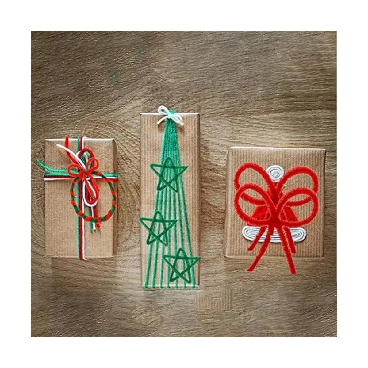 Juego de 150 limpiadores de tuberías de Navidad que_6