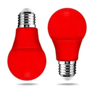 Bombillas LED rojas bombilla A19 E26 de color rojo 9 W_1