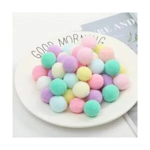 70 mini pompones suaves y esponjosos de 0.787 in hechos a_6