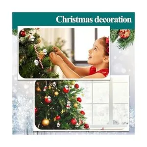 36 piezas de adornos de Navidad de hombre de jengibre con_4