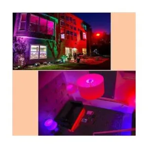 Bombillas LED rojas bombilla A19 E26 de color rojo 9 W_4