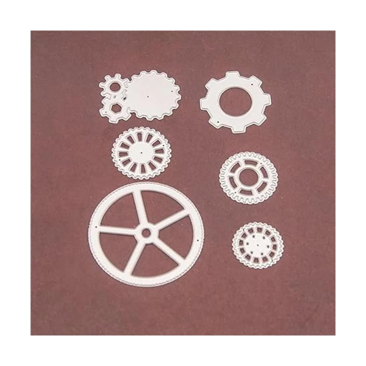 Juego de 6 troqueles de corte de engranajes troquelados_3