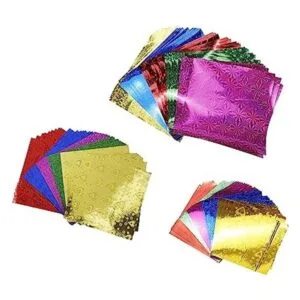 WDONAY 150 hojas de papel de origami brillante cuadrado de_1