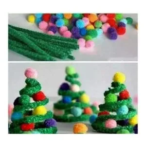 Juego de 150 limpiadores de tuberías de Navidad que_3