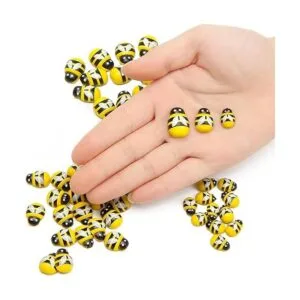 150 pegatinas de madera pequeñas abejas adornos_7