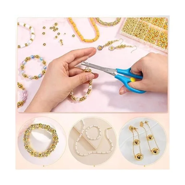 1250 cuentas espaciadoras doradas para hacer joyas_6