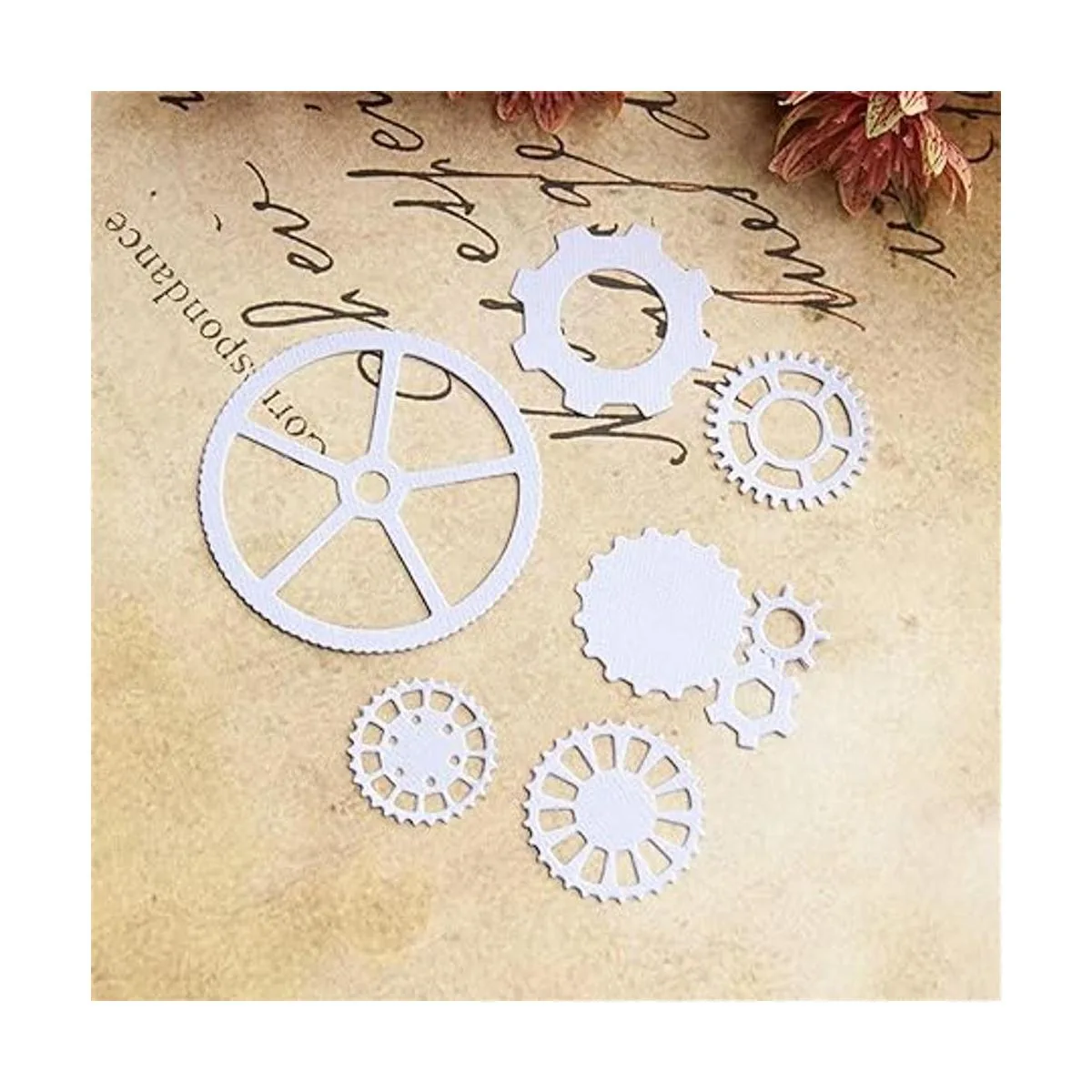 Juego de 6 troqueles de corte de engranajes troquelados_4