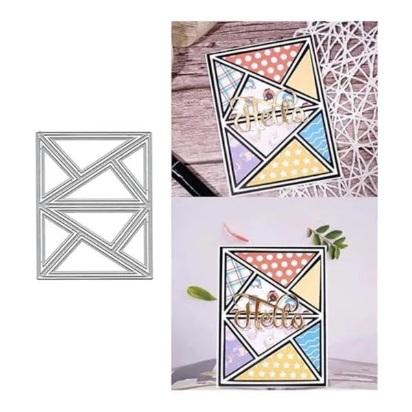 Rectangle Triangle Background Metal Die Cuts Rectangle_4