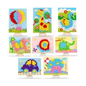 70 mini pompones suaves y esponjosos de 0.787 in hechos a_2