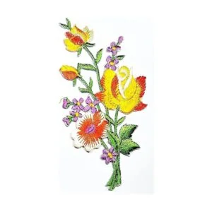 HHO hermosa flor amarilla parche mezcla de flores_3